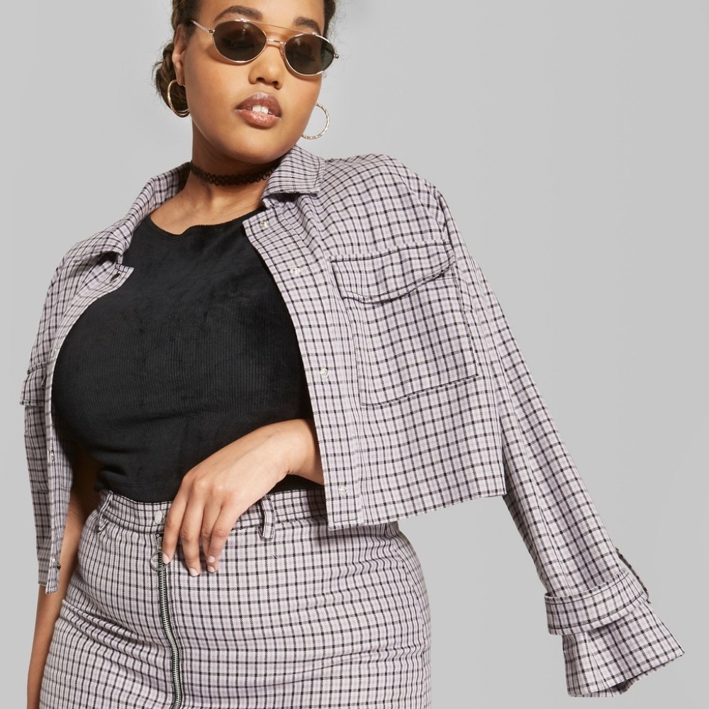 [2 for $20] Wild Fable Plaid Jacket